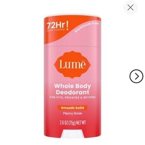 Lume body deodorant brand new , never opened